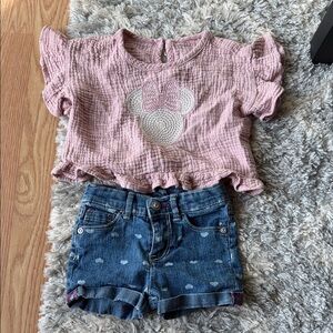 Pink Ruffled Kids Top